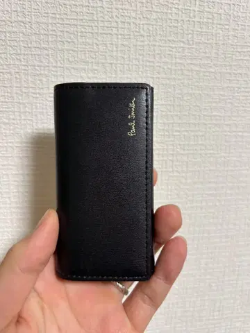 Paul Smith 블랙 가죽 키케이스