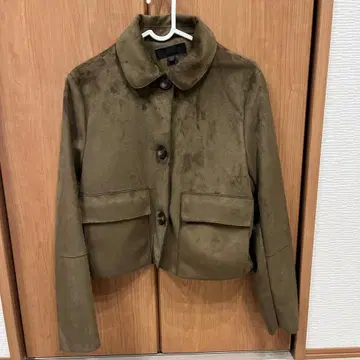 ZARA 스웨이드풍 자켓 브라운 xs