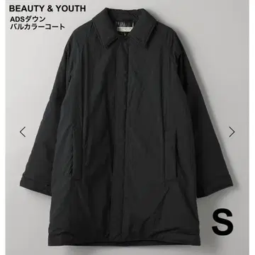 BEAUTY & YOUTH ADS 다운 발라클라바 코트