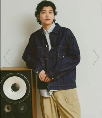 RAGEBLUE 다크 네이비 데님 자켓 세컨드 M 사이즈