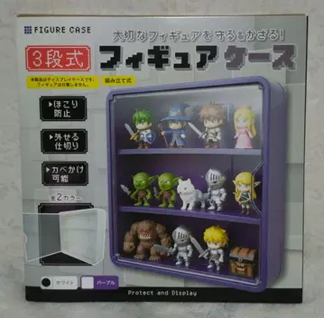 3단 피규어 케이스 (화이트) 벽걸이 가능