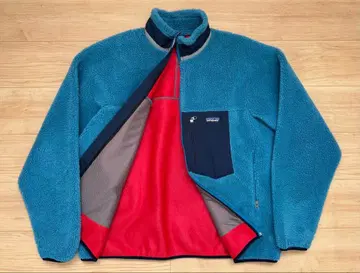 레어 컬러 파타고니아 클래식 레트로X 플리스 자켓 터콰이즈 블루