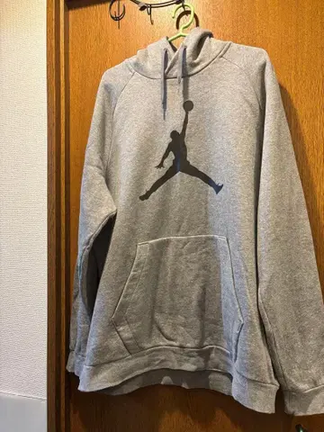 조던 그레이 후드티 점프맨 로고