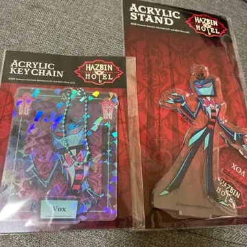 새상품 해즈빈 호텔 아크릴 스탠드 아크릴 키링 복스