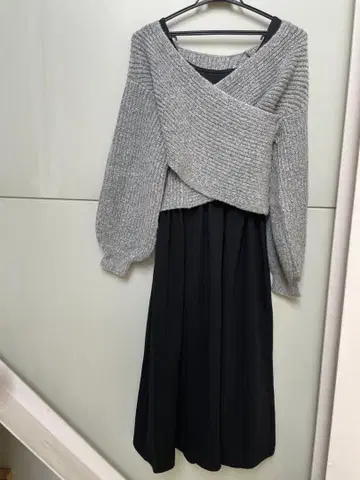 피치 존 니트 & 원피스 셋업