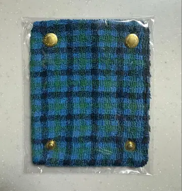 미사용 새상품 [ 파밀리아 ] 핸들 커버 블루 계열 파밀리아 체크