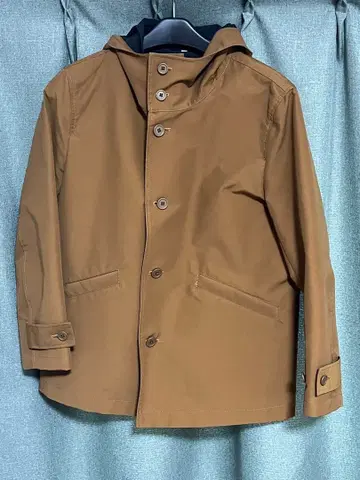 MUJI Labo 무인양품 스텐카라 코트 후드 부착 브라운