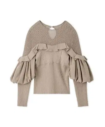 스나이델 도킹 프릴 니트 풀오버 snidel