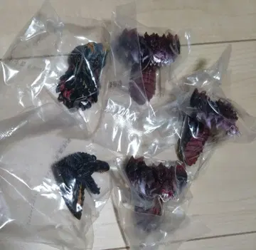 고질라 제일복권 몬스터 헤드 마그넷 3종, 총 5개