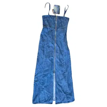 미사용 새상품 JEANASIS 지나시스 2WAY 데님 베어 원피스
