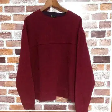 구제 의류 RUSTY 버건디 크루넥 스웨터
