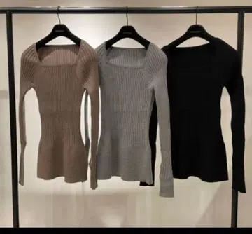 sov. 더블 스탠다드 스퀘어 니트