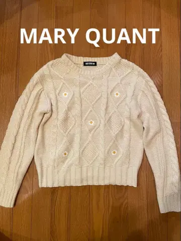 마리콴트 데이지 자수 니트 M