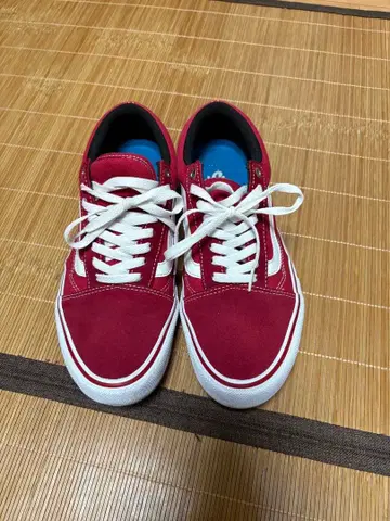 Vans 레드 스니커즈