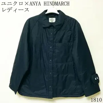 ANYA HINDMARCH 여성용 자켓 네이비 퍼프 테크