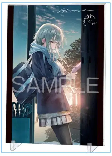 이웃집 천사님 멜론북스 한정판 A4 캐릭터 파인 아크릴