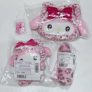 산리오 갸루 고양이 마이멜로디 마스코트 홀더 스트랩 파우치