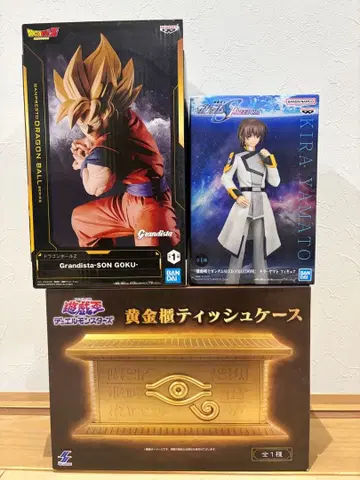 유희왕 티슈 케이스 그란디스타 손오공 키라 야마토 피규어 프라이스