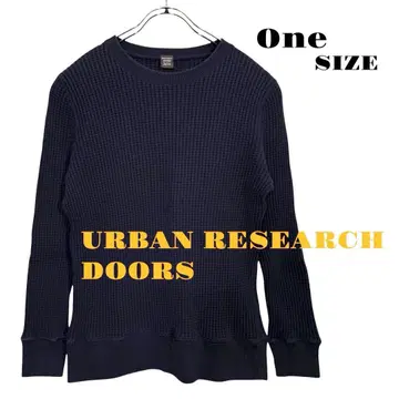 [ URBAN RESEARCH DOORS ] 와플 편직 트레이닝복 네이비