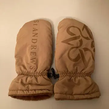 St Andrews 골프 미튼 S/M 브라운