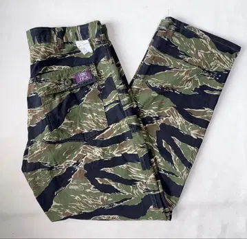 USA제 GUNG HO 타이거 카모플라쥬 베이커 팬츠 밀리터리