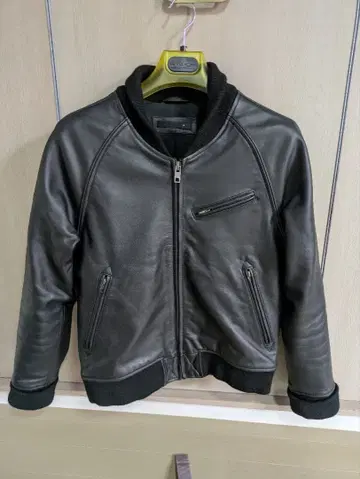 리오구 가죽 싱글 라이더 가죽 자켓