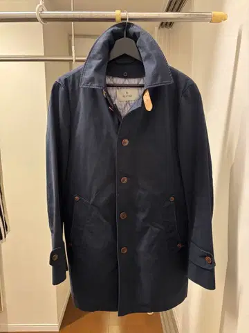 에디피스 네이비 스텐카라 코트