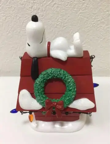 PEANUTS 스누피 Department 56 크리스마스 피규어
