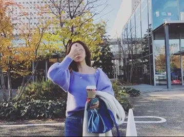 카미사키 메구 착용 MYLAN 마이얀 캐시미어 니트