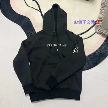 IN THE PAINT 블랙 후드티 M 사이즈
