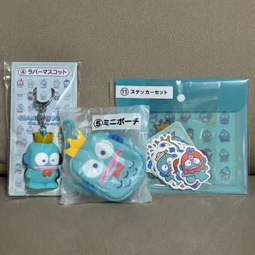 한교동 뽑기 러버 마스코트 미니 파우치 스티커 세트 모음