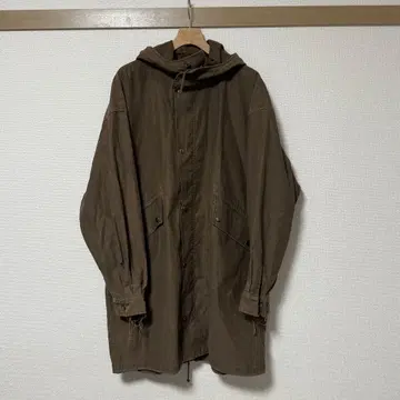 A.P.C 모즈 코트 피쉬테일 M-65 더블 지퍼 프랑스제
