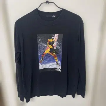 THE NORTH FACE 블랙 긴팔T셔츠 M