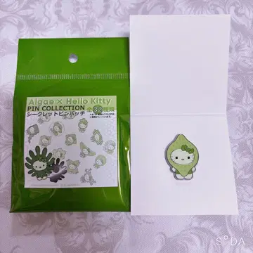 조류 키티 핀 배지 오카메 규조류