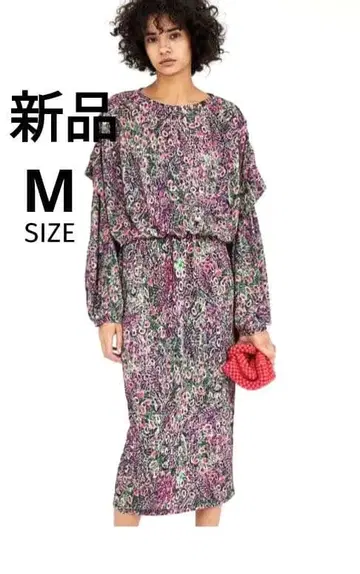 새상품 택 포함 새상품급 ZARA 자라 드레이프 자카드 원피스 M