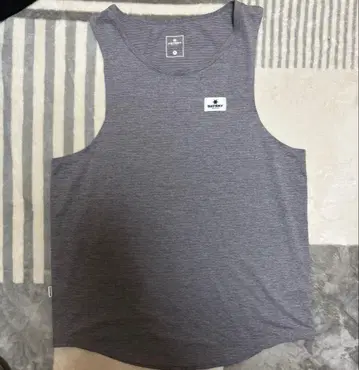 [레어] SAYSKY 슬리브리스 러닝 셔츠 S 스카이