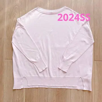 IENA 2024SS 코튼 스트레치 NEO 와이드 긴팔 풀오버