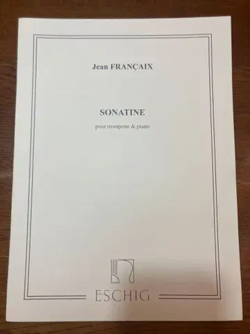 SONATINE 트럼펫 솔로 악보