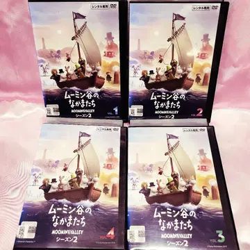 [ 무민 계곡의 친구들 ] 시즌 2 DVD 전 4권 세트