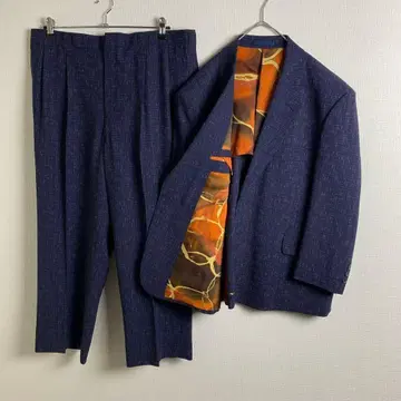 셋업 크로스 해치 패턴 안감 마블 패턴 캐주얼 결혼식 성인식 새상품급