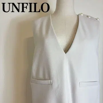 앙피로 스토리 콜라보 펄 장식 점프수트 원피스 M