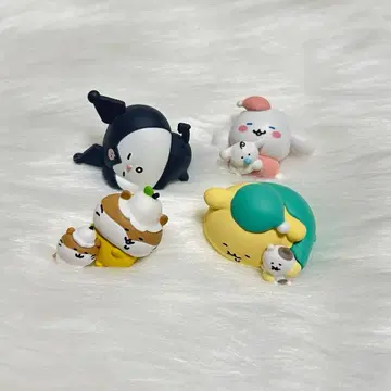 나가노 x 산리오 캐릭터즈 네무이네 피규어 4개 세트