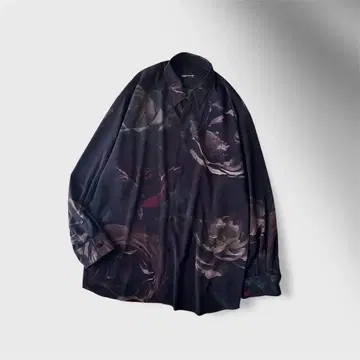 새상품급 LAD MUSICIAN 로즈 빅 셔츠 레드 46 sample