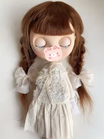 [ 당일 발송 ] brown05 모헤어 가발 Blythe