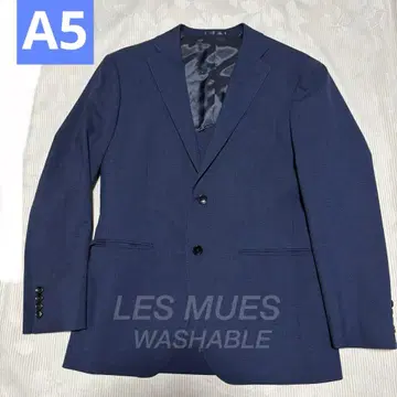 세탁 가능한 스트레치 울 블렌드 자켓 LESMUES 슬림 A5
