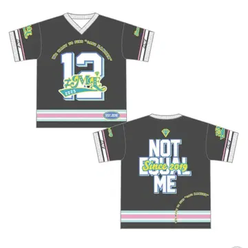 노이메 나츠키 카와나카고 멤버 컬러 유니폼 T셔츠 프리 사이즈