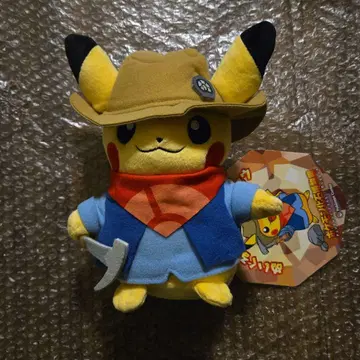 포켓몬 봉제 인형 발굴 피카츄 포켓몬 화석 박물관