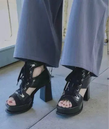 스니커즈 청키 부츠(HARE) L 사이즈