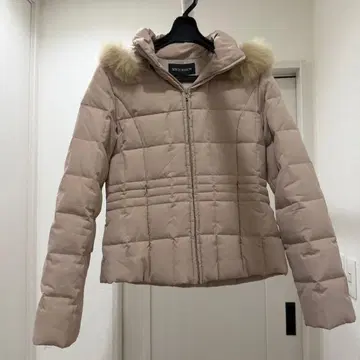 [ MISCH MASCH ] 퍼 달린 베이지 다운 자켓