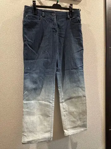 그라데이션 데님 팬츠 스트레이트